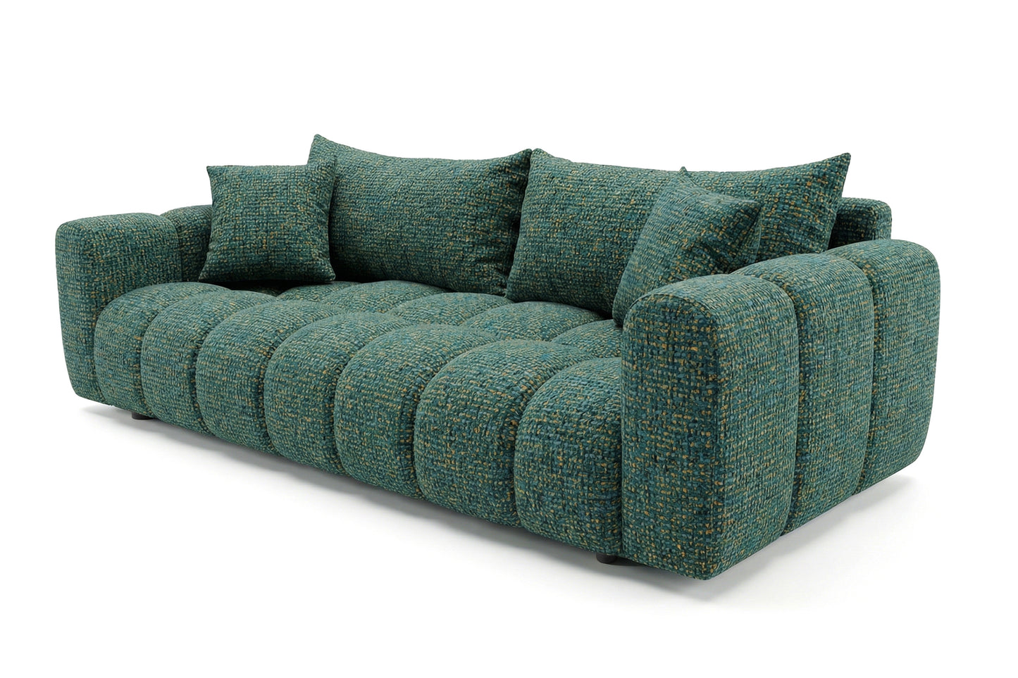 Sofa COSMO LUXURY – Schlafsofa 240 cm Puente 33 grün